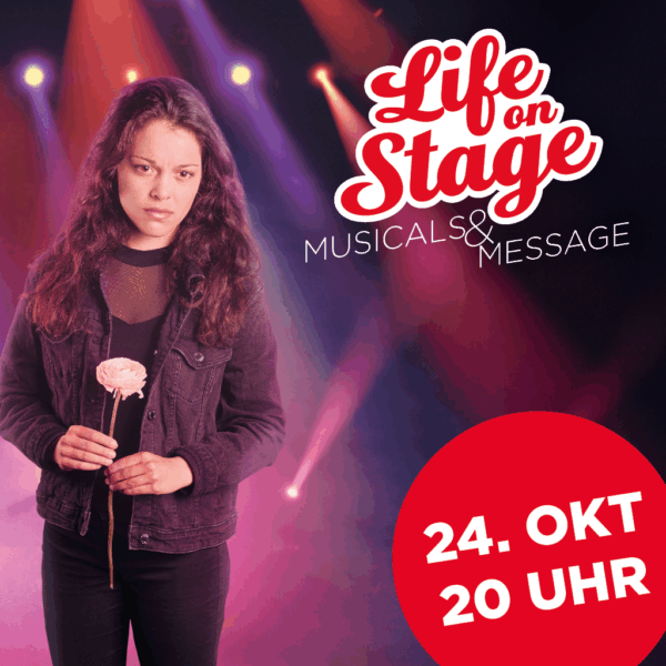Sitzplatzreservierung Life on Stage Zürich 24. Oktober 20 Uhr (Melanie)